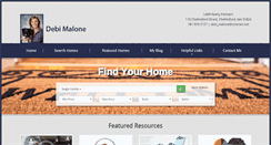 Desktop Screenshot of debimalone.com